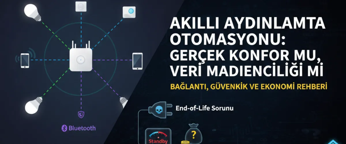 Akıllı Aydınlatma Otomasyonu: Gerçek Konfor mu, Veri Madenciliği mi? - Blog Yazısı